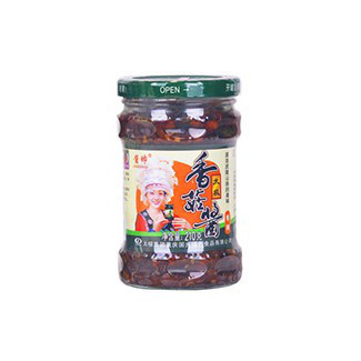 供应【太极食品】重庆特产小吃涪陵榨菜太极香菇酱香辣下饭菜210g瓶