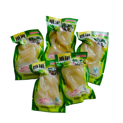 批发重庆特产 休闲食品 野山椒脆皮 凰巢野山椒脆皮散装