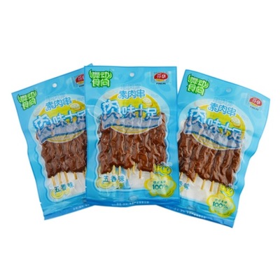 【重庆小吃】芬华舞动食尚素肉串 70g五香味_豆类食品批发